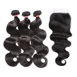 Luxury Body Wave Bundles with HD 5x5 Closure
