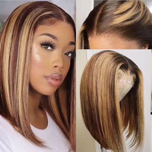 Customized Highlighted Frontal Wig